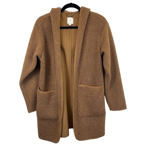 Joie Sweaters - Joie Jacket Cardigan Hooded Sherpa Teddy